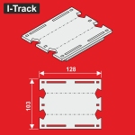 Hacker-Model HCT9705DXU - TT - Reduzierstück für I-Track-Segmente 2 Gleisig